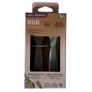 Nuk For Nature Utensil Set NEW